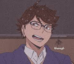 The perfect aesthetic sparkles stars animated gif for your conversation. Toru Oikawa Oikawa Haikyuu Anime Cute Anime Guys