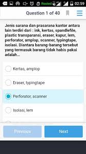 Jual buku otomatisasi tata kelola sarana dan prasarana kelas 11 soal bab 1 kepariwisataan sevillaaqmar x upw. Soal Latihan Unbk Otkp Administrasi Perkantoran For Android Apk Download