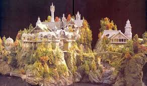 Rivendell Model New Line Cinema Lord Of The Rings Miniatures The Hobbit