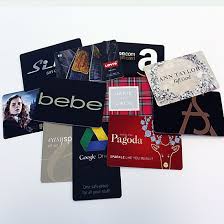 Gift cards are available in denominations of: Gift Cards Allegheny Printed Plastics