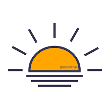 Sunset Sunrise Icon 1000px X 1000px