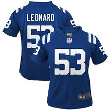 Preschool Nike Darius Leonard Royal Indianapolis Colts Game Jersey