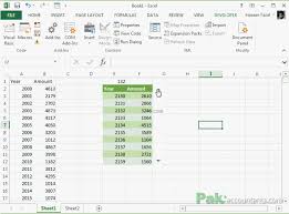 Creating Scrollable Data Ranges In Excel Excel Form