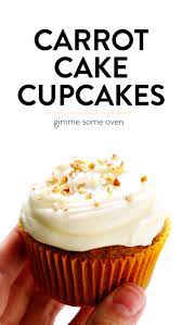 Carrot Cake Cupcakes Gimme Some Oven Recipe Cupcake Recipes Desserts Carrot Cake Cupcakes