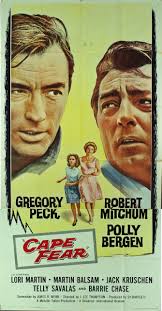 Original Cape Fear (1962) movie poster in F+ condition for $300
