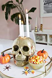 Hand crafted with the highest quality material this skull comes in two different styles. Skull Candle Holder Diy A Beautiful Mess