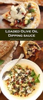 Loaded Olive Oil Dipping Sauce Party Food Appetizers Recipes Food