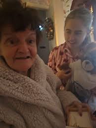 Excited Gift Opening with Mother and Daughter