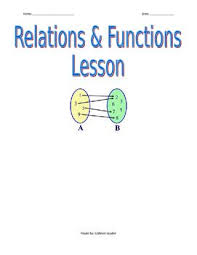 Relations And Functions Lesson Relatable Lesson Middle School Math