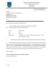 22 contoh surat resmi dengan berbagai macam bentuk penulisan. Surat Rasmi Pemberitahuan Lawatan