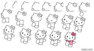 Cara menggambar hello kitty jadi putri duyung dan mewarnai. Cara Menggambar Hello Kitty Hello Kitty Informasi Yang Berguna Untuk Semua Orang