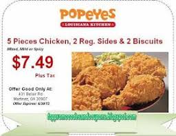 Free Printable Popeyes Chicken Coupons Popeyes Chicken Chicken Chicken And Waffles