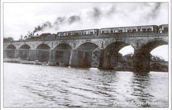 Sangam railway bridge history in Poona