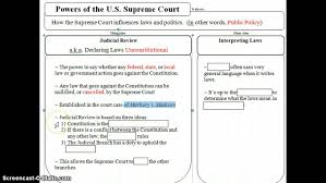 Because supreme court justices serve for life and their decisions have a major impact on american the overriding concern, however, is usually a nominee's judicial philosophy: Powers Of The U S Supreme Court Youtube