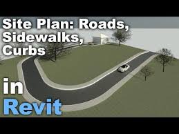 Site Plan In Revit Roads Sidewalks Curbs Tutorial Youtube Site Plan Building Information Modeling Revit Architecture