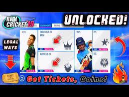 In this new series, player can experience a brand new longest and purest cricket game. Real Cricket 19 Get Unlimited Tickets How To Unlock Tournament Very Easy New Tricks 2019 Youtube