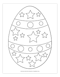 Free printable easter egg coloring pages. Free Printable Easter Egg Coloring Pages Easter Egg Template