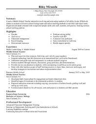 The resume can be for a teacher who wants to apply as a beginner or the teacher can be an experienced candidate. Summer Teacher Resume Examples Created By Pros Myperfectresume