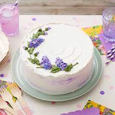 Lovely Lilac Flower Cake Recipe Easter Cake Easy Easter Cakes Cake