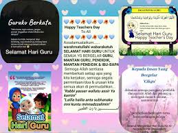 Hari guru yang disambut setiap tahun merupakan pengiktirafan tertinggi kepada jasa guru dan pendidik. Brunei Fm 23 September 2020 Selamat Hari Guru Facebook