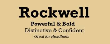 Monotype� is a trademark of monotype typography, ltd. Rockwell Font Free Download