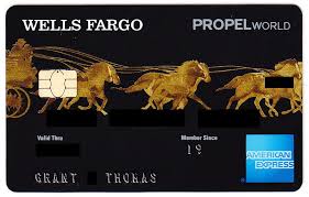 The card design studio service is only available for customers who already have a wells fargo credit card. Wells Fargo Propel World Credit Card Front Travel With Grant