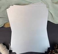 Silver Metallic Cardstock Paper – Double-sided Shimmery ...