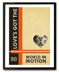 'three lions' might have something to say about that. New Order World In Motion World Cup Print By Indieprints Retro To Go