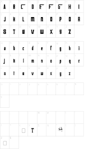 The Godfather Font Details Font2s Com The Godfather Character Map Fonts