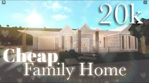 Roblox users 157770728 learning how to play welcome to bloxburg ep 1 roblox. 20k Cheap Family Home No Gamepasses Bloxburg Speedbuild Youtube