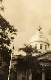 Florida Memory Top Of The Polk County Courthouse In Bartow
