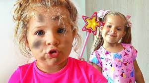 ديانا هي الأميرة سندريلا قصة مضحكة للأطفال youtube