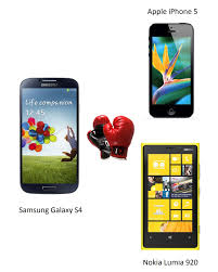 Samsung Galaxy S4 Vs Iphone 5 Vs Lumia 920 Specs