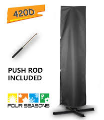 Our all weather parasol cover is designed to withstand extremes in temperature, frost, snow, rain and uv. Umbrella Covers Patio Outdoor Offset Cantilever Umbrella Cover With Push Rod Waterproof Market Parasol Covers Zipper For 9ft To 13ft Outdoor Umbrellas Large Buy Online In Bahamas At Bahamas Desertcart Com Productid 146920723