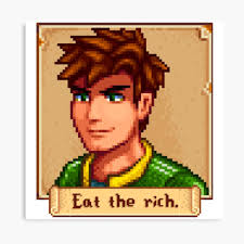 Button for Sale mit "Stardew Valley Alex Iss die Reichen" von SpawnOfOod