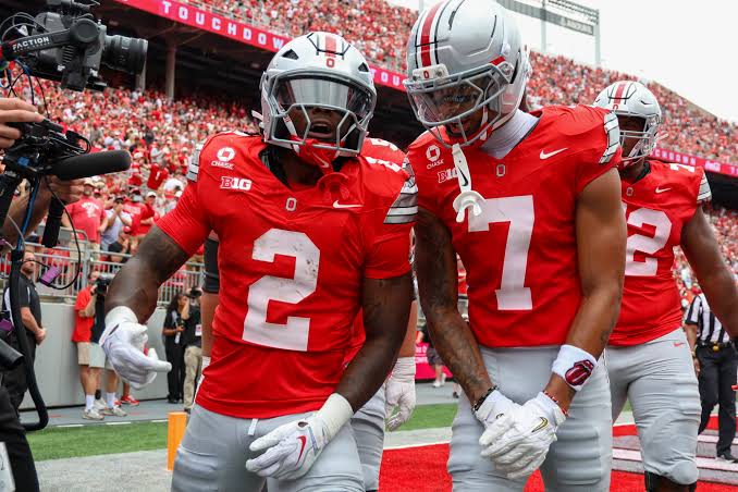 Ohio State's offense flashes with explosive plays in 56-3 win over Ball  State as clash with Texas looms