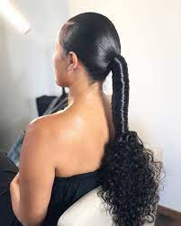 Hairstyles Step By Step Weave Ponytail Hairstyles Hair Styles Ponytail Styles