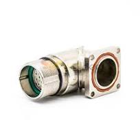 M23 19 Pin Male Connectors Solder Type For Cable Shield 90 Degree