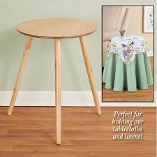 Buy round occasional table tables and get the best deals at the lowest prices on ebay! Collections Etc Round Wooden Side Accent Table Unfinished 20 Diam X 25 1 2 H Walmart Com Walmart Com