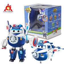 Super Wings Transforming Robot | Super Wings Police | Action Figures Toy -  6 Robot - Aliexpress