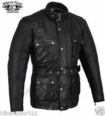 Vintage Motorcycle Waxed Top Grain Leather Jacket Belstaff Style Incl Ce Armour In 2020 Motorcycle Jacket Leather Jacket Belstaff Style