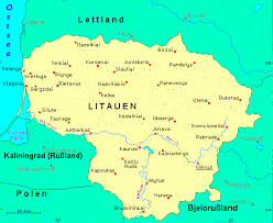 Litauen karte stadtplan anzeigen gelände stadtplan mit gelände anzeigen satellit satellitenbilder anzeigen hybrid satellitenbilder mit straßennamen anzeigen. Landkarte Litauen Transpatent