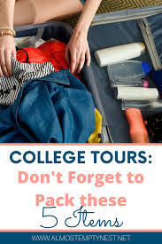 What To Bring On A College Tour College Tour College Visit College Search