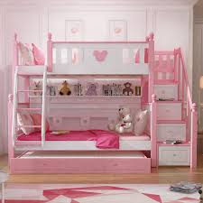 Professional delivery and setup to: Modern Bedroom Furniture Pink Princess Kids Bunk Bed For Girls Bedroom Sets Aliexpress