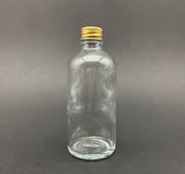 100 CC CAM ŞİŞE - GOLD ALÜMİNYUM KAPAKLI - 100 ML STANDART ...