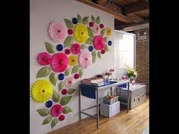 Dekorasi hiasan dinding rumah yang unik dan minimalis rumah inspirasi declips.net/video/mr_h2z57vvu/video.html. 12 Ide Hiasan Dinding Kreatif Dari Kertas Cara Membuatnya Youtube Giant Paper Flowers Paper Flowers Classroom Decor