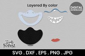 100+ vectors, stock photos & psd files. Shark Svg Dxf Eps And Png Cut Files For Face Mask 811121 Cut Files Design Bundles