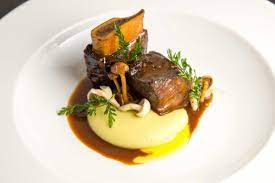 Braised Shortrib With Roquefort Food Presentation Gourmet Food Plating Food Presentation Plates