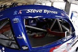 The camera ended up falling in. Nascar Paying Tribute To Steve Byrnes In Big Way At Bristol