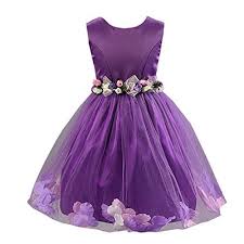 Waboats Flower Girl S Special Occasion Dress Wedding Gowns 6 Purple Girls Dresses Summer Girls Special Occasion Dresses Princess Dress Kids